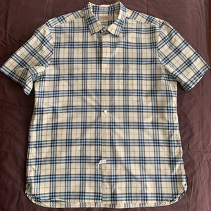 Classic Plaid Short Sleeve Button Down Shirt